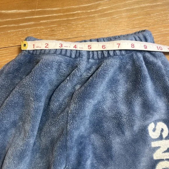 Peanuts Snoopy Sweatshirt & Pants XS ? Fleece Blue Set Soft! - Picture 8 of 11